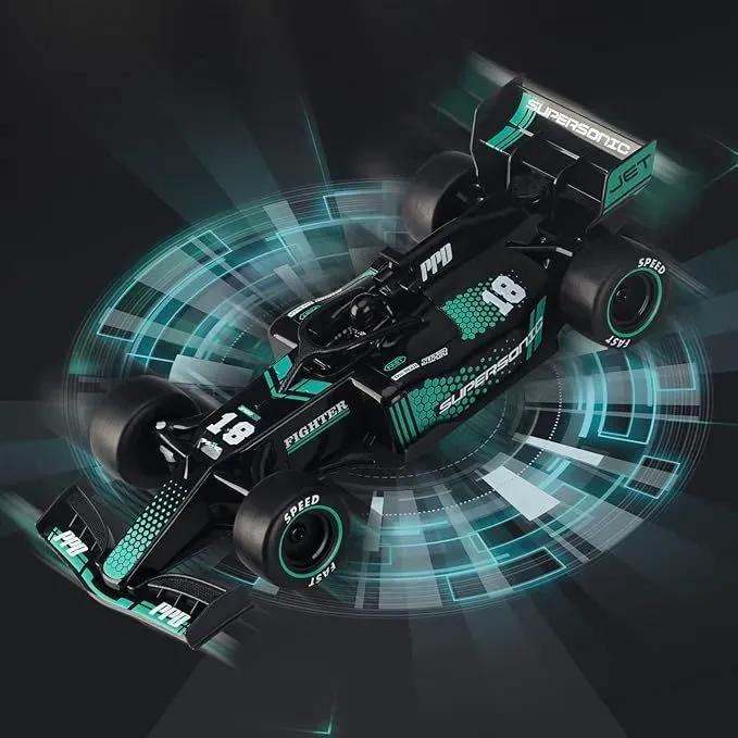 F1 Remote Control Spray Racing Car for Boys 4-12 Years – 1:18 Scale