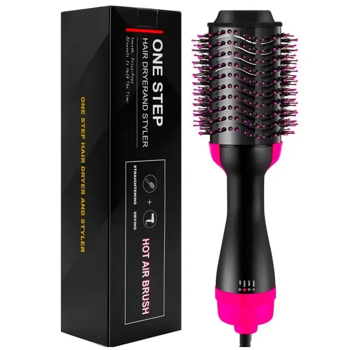 LuxeGlow 3-in-1 Hot Air Styling Brush packaging