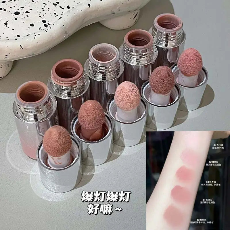 Korean Matte Liquid Blush texture
