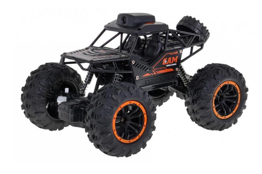 RC Camera Climbing Monster Truck with Phone Control for Boys (4WD, Rechargeable)