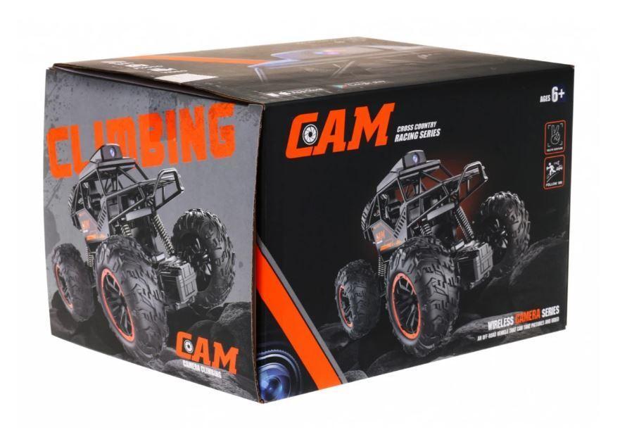 RC Camera Climbing Monster Truck with Phone Control for Boys (4WD, Rechargeable)