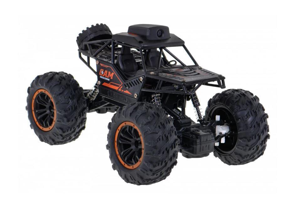 RC Camera Climbing Monster Truck with Phone Control for Boys (4WD, Rechargeable)