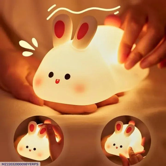 Big Face Rabbit Night Light or Cute Bunny LED Lamp