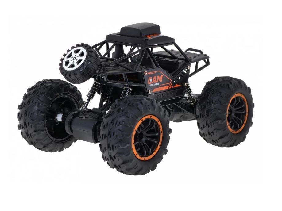 RC Camera Climbing Monster Truck with Phone Control for Boys (4WD, Rechargeable)