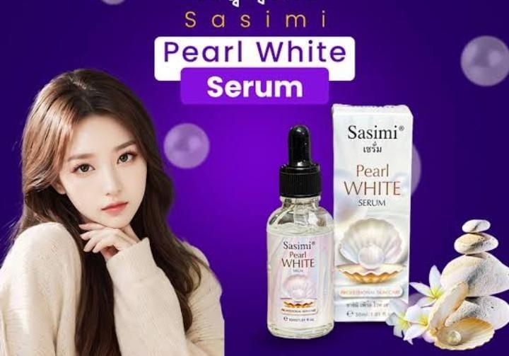 Sasimi Pearl White Serum – 30ml Glass Bottle